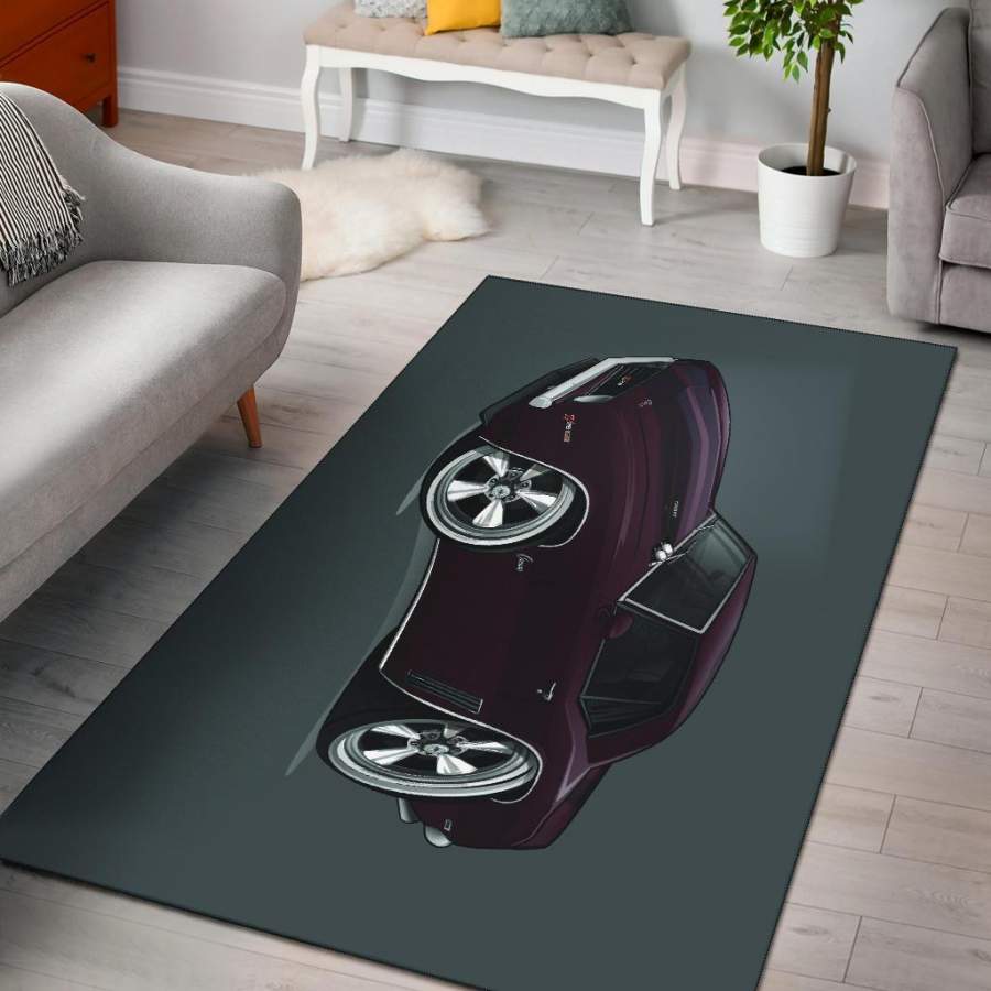 1969 Chevy Camaro Z28 Muscle Car Art Area Rug s  Chussin | Home Decor Easily