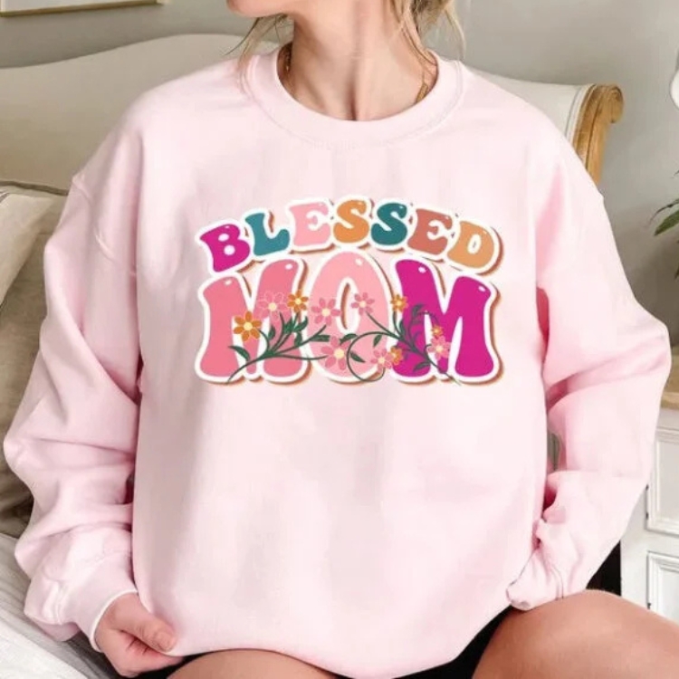 Blessed Mom Sweatshirt, Christian Mom Gift, Blessed Mama Sweatshirt, Mothers Gift Ideas, Happy Mothers Day