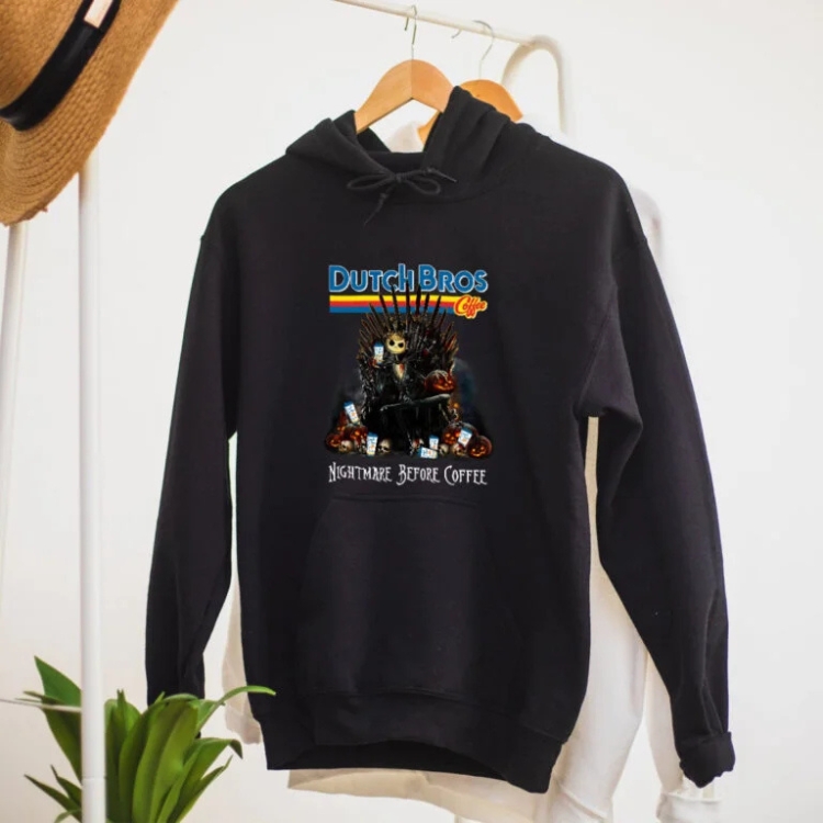 Dutch Bros Nightmare Before Coffee – Horror Halloween Hoodie