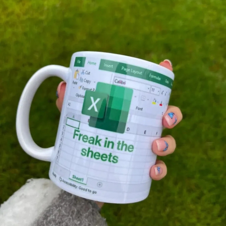 Freak in the Sheets Coffee Excel Mug