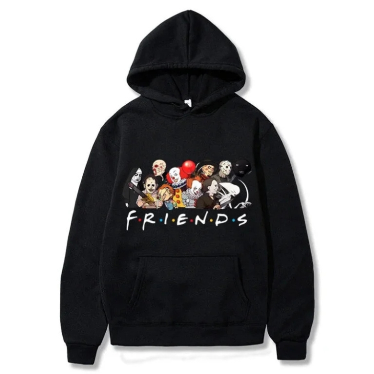 Halloween Hoodies, Horror Movie Hoodies, Casual Harajuku Pullovers, Friends Halloween Hoodies