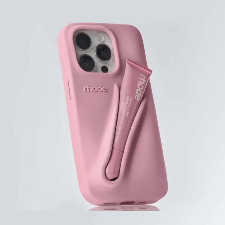 Rhode Phone Case - Lip case Minimalist Solid Color Rhode Soft Silicone Phone Case