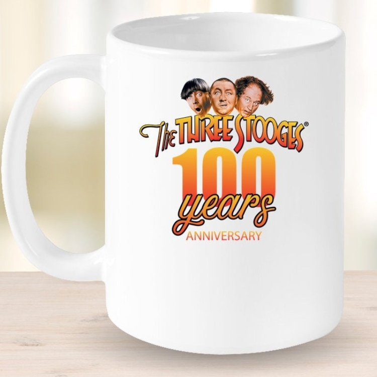 The Three Stooges 100 Years Anniversary Mug