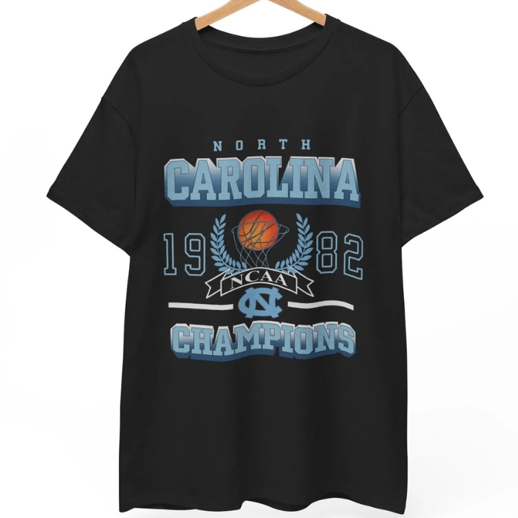 UNC Collegiate 1982 Champions Vintage T-Shirt