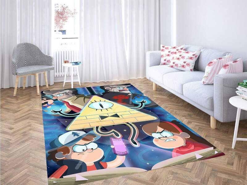 Action Gravity Falls Carpet Rug - Chussin | Home Decor Easily