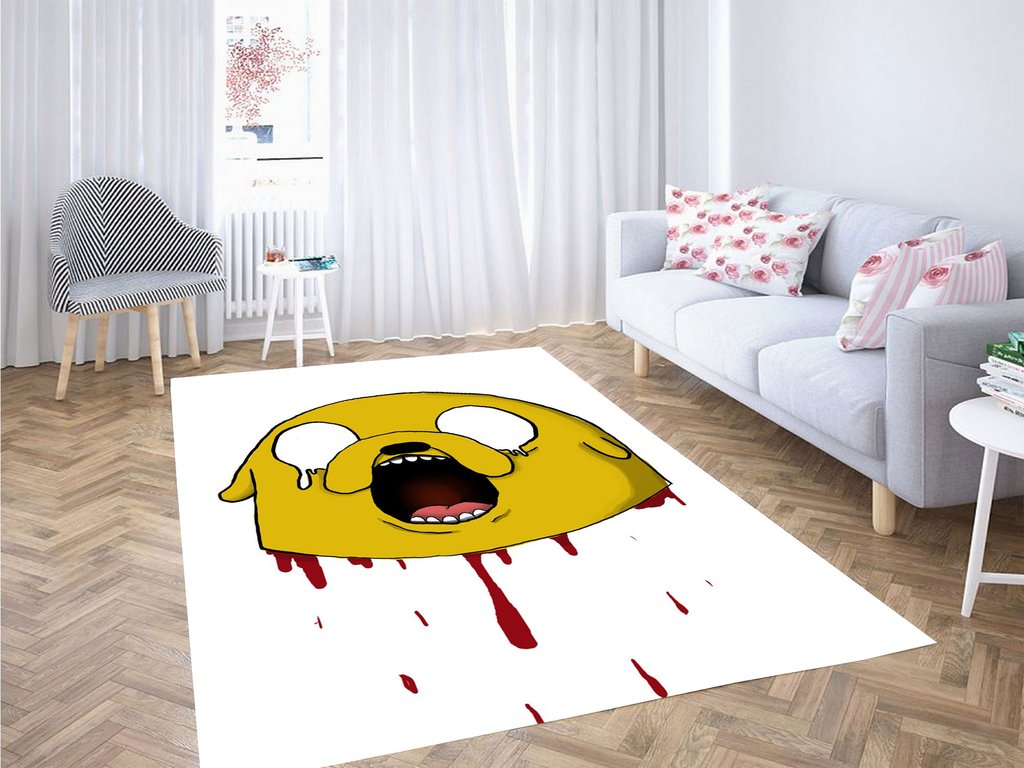 Adventure Time Bloody Surprising Living Room Modern Carpet Rug -  Chussin | Home Decor Easily