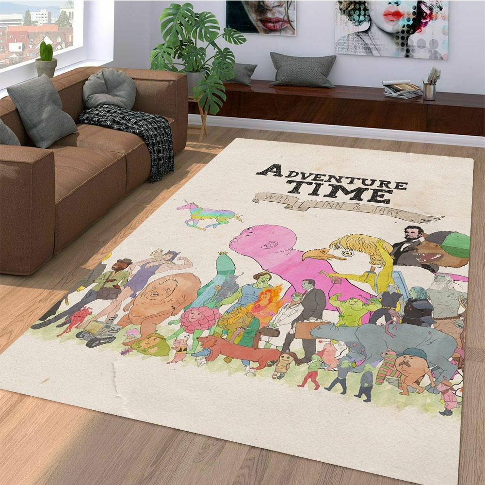 Adventure Time With Finn And Jake Area Rug -  Chussin | Home Decor Easily