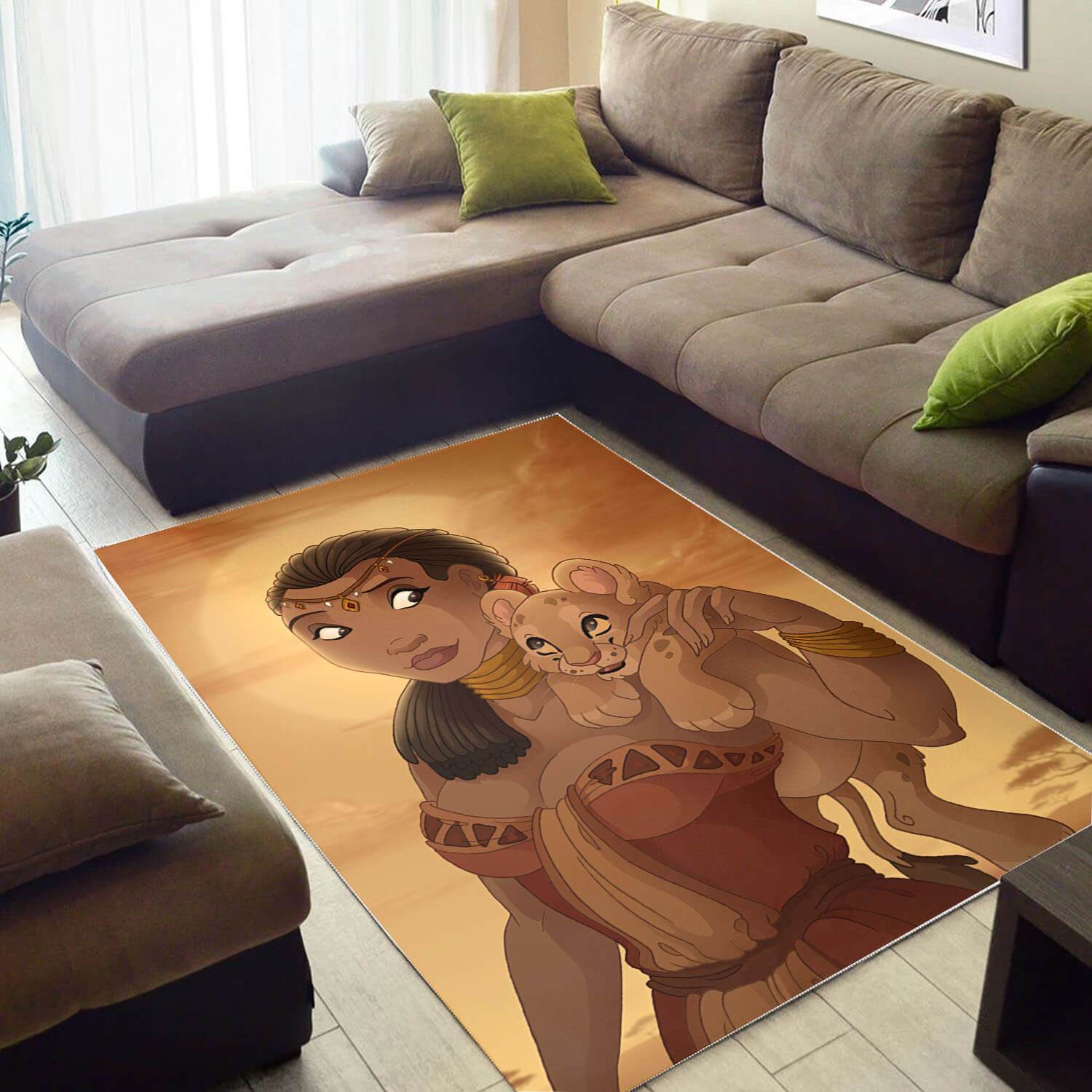 African American Beautiful Black Woman Carpet Themed Living Room Rug -  Chussin | Home Decor Easily