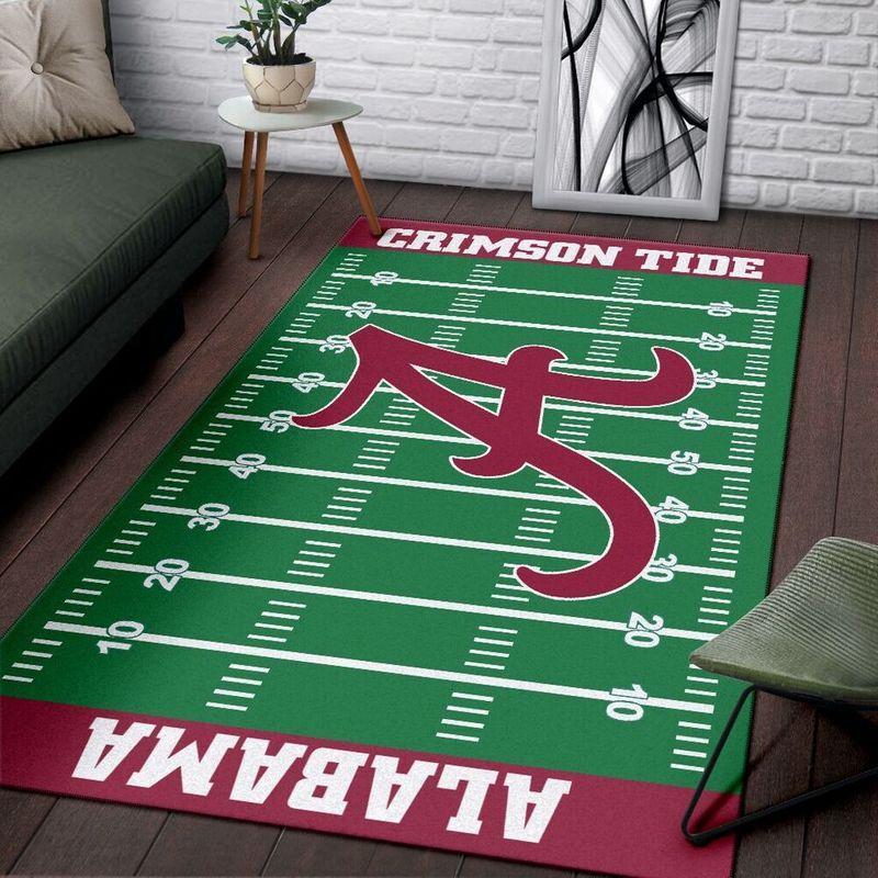 Alabama Crimson Tide Home Field Area Limited Edition Rug - Chussin | Home Decor Easily