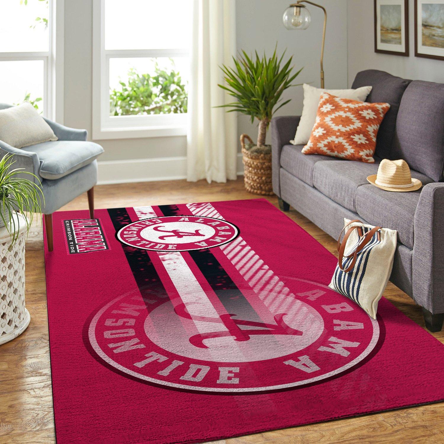 Alabama Crimson Tide Ncaa Limited Edition Rug - Chussin | Home Decor Easily
