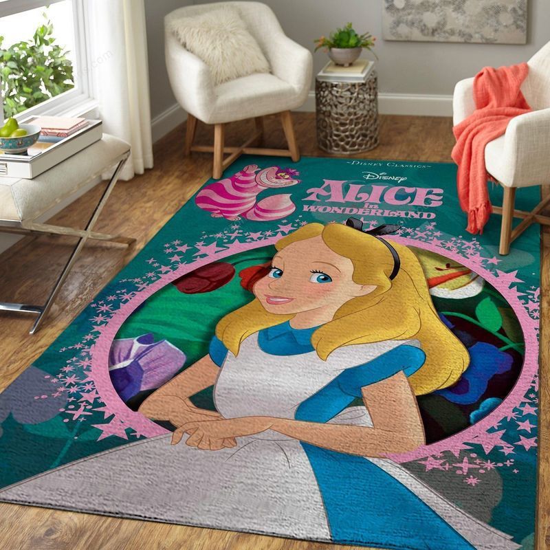 Alice In Wonderland 3 Area Rug And  Chussin | Home Decor Easily