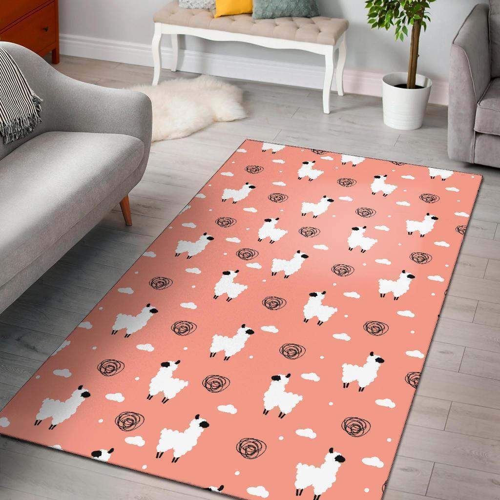 Alpaca Pink Limited Edition Rug -  Chussin | Home Decor Easily