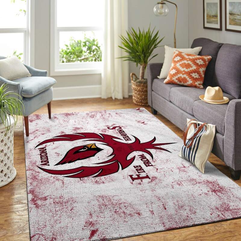 Arizona Cardinals Living Room Area Rug -  Chussin | Home Decor Easily