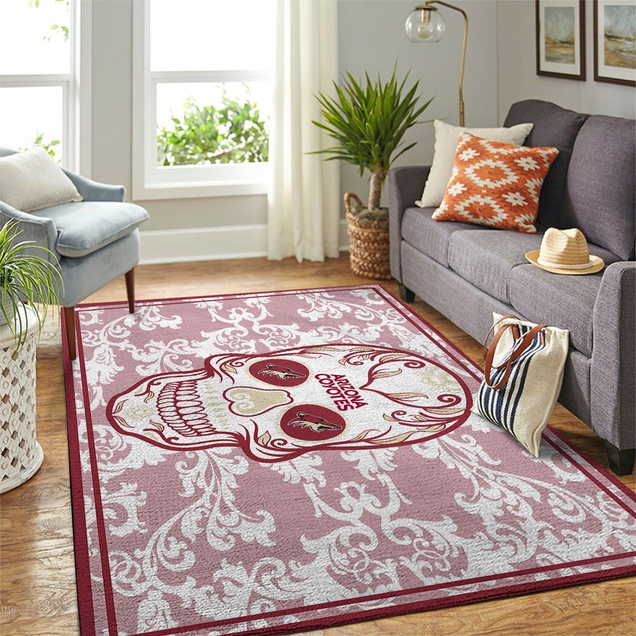 Arizona Coyotes Living Room Area Rug -  Chussin | Home Decor Easily