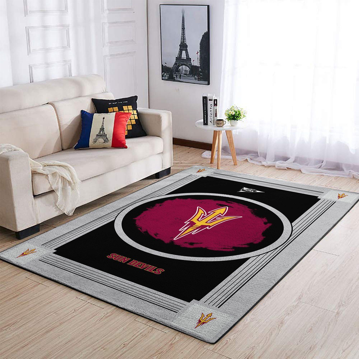 Arizona State Sun Devils Living Room Area Rug - Chussin | Home Decor Easily