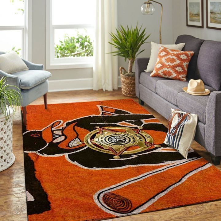 Baltimore Orioles Living Room Area Rug -  Chussin | Home Decor Easily