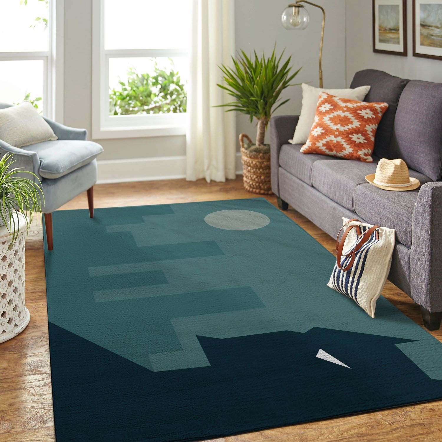 Batman Living Room Area Rug -  Chussin | Home Decor Easily