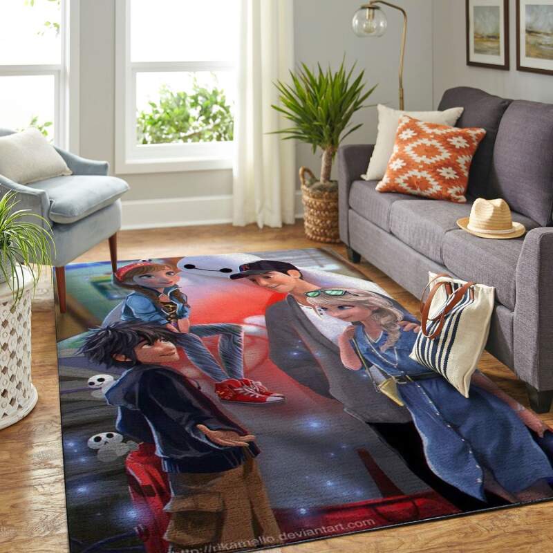 Big Hero-bay Max Living Room Area Rug -  Chussin | Home Decor Easily