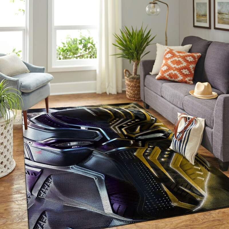 Black Panther Living Room Area Rug -  Chussin | Home Decor Easily