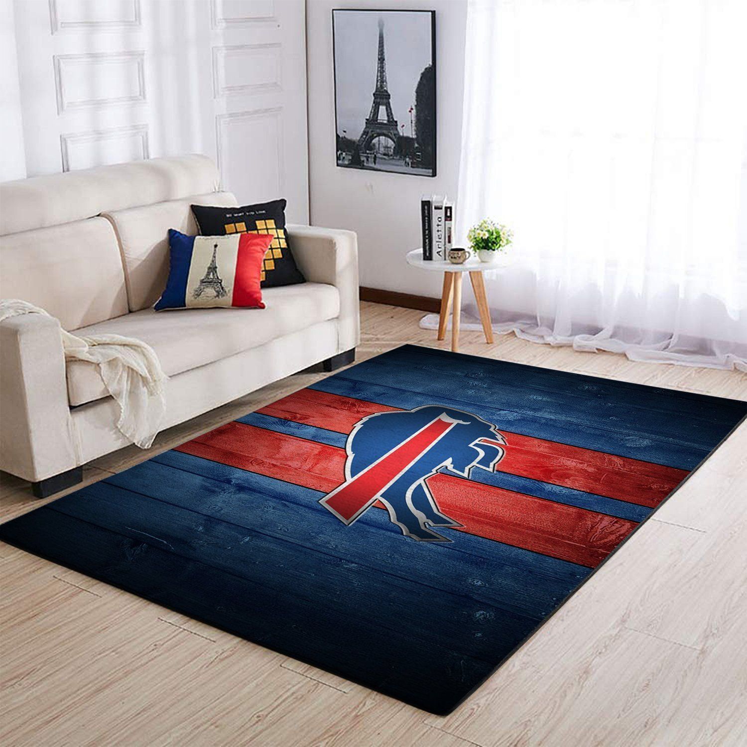Buffalo Bills Living Room Area Rug -  Chussin | Home Decor Easily