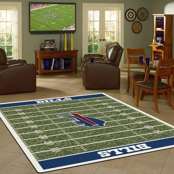 Buffalo Bills Living Room Area Rug - | Home Decor Easily