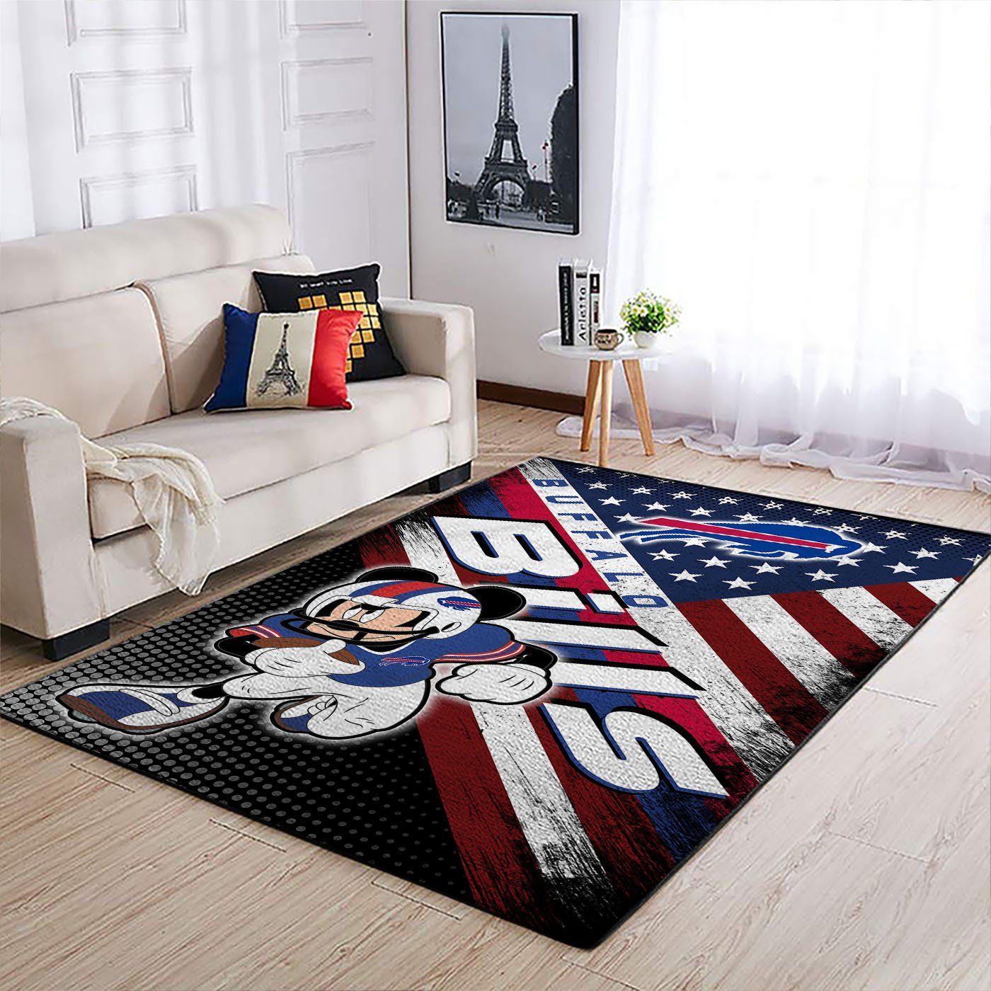 Buffalo Bills Living Room Area Rug -  Chussin | Home Decor Easily