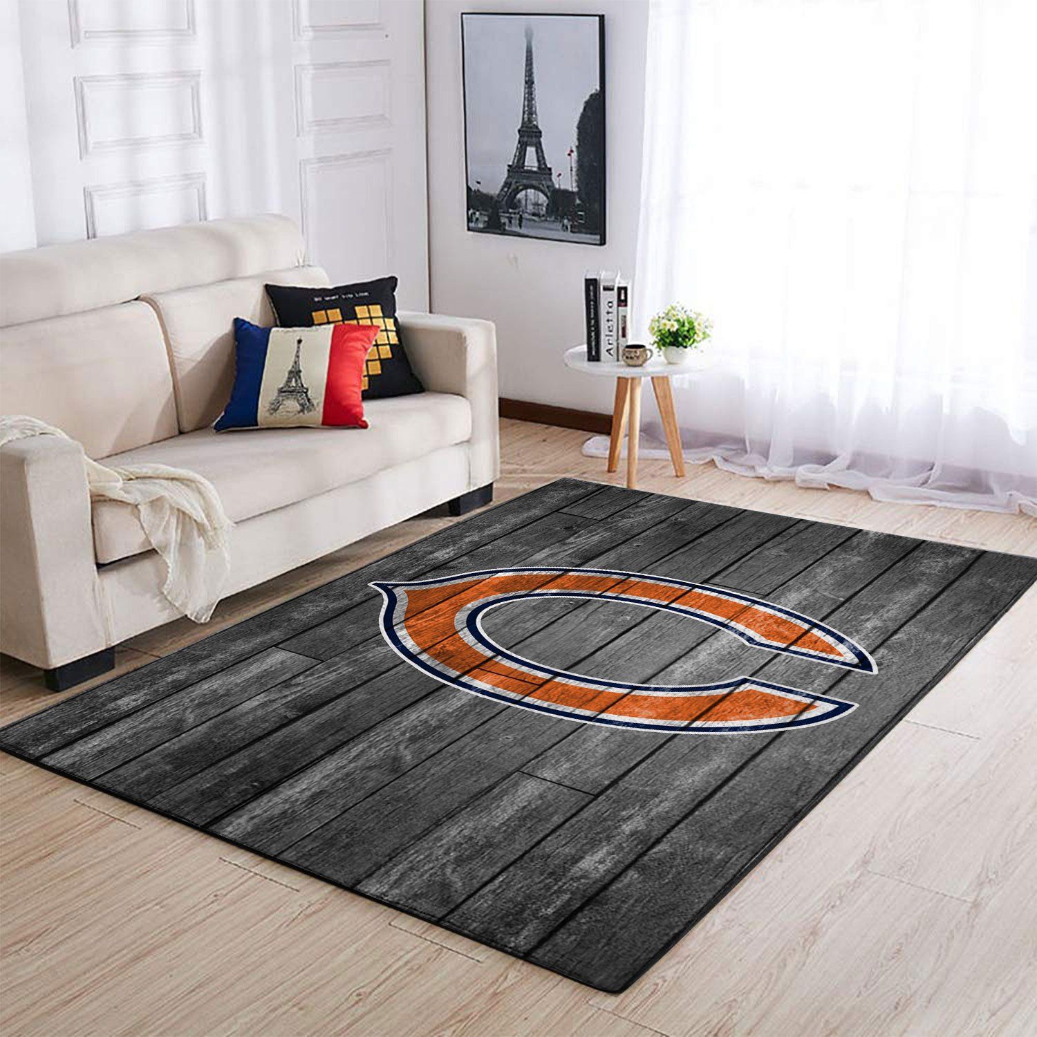 Chicago Bears Living Room Area Rug -  Chussin | Home Decor Easily