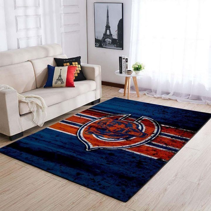 Chicago Bears Living Room Area Rug -  Chussin | Home Decor Easily