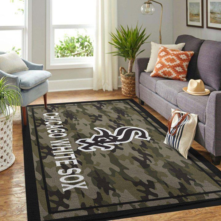 Chicago White Sox Living Room Area Rug -  Chussin | Home Decor Easily