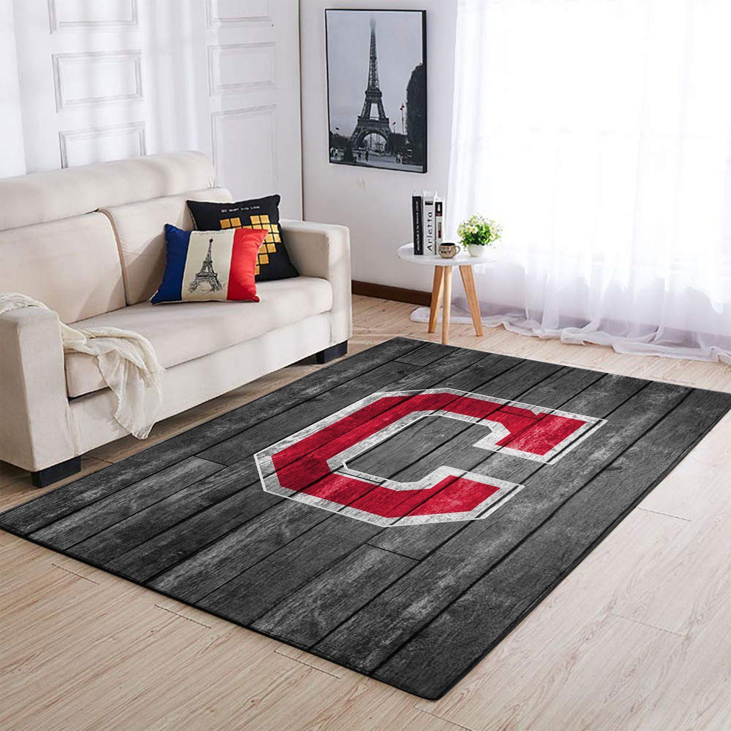 Cleveland Indians Living Room Area Rug -  Chussin | Home Decor Easily