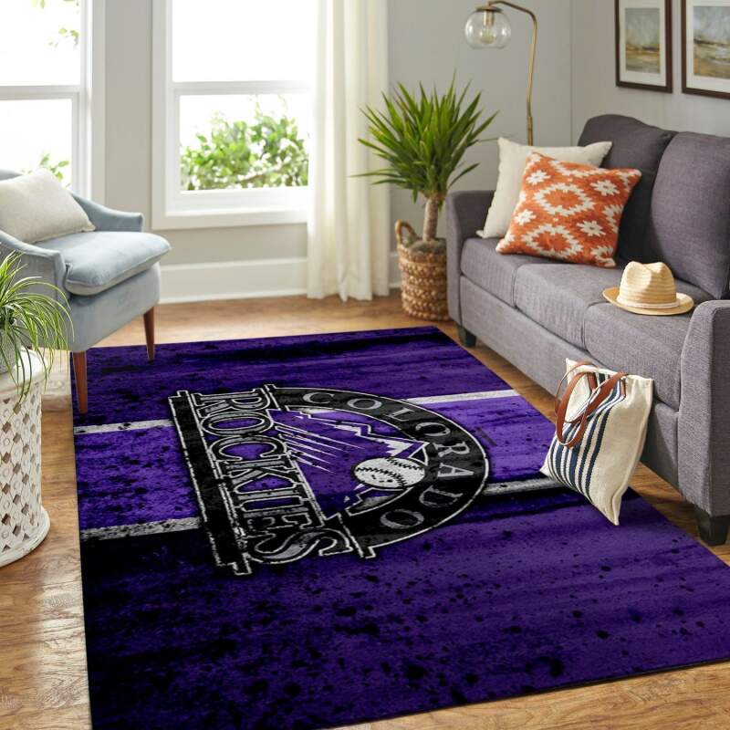 Colorado Rockies Living Room Area Rug -  Chussin | Home Decor Easily