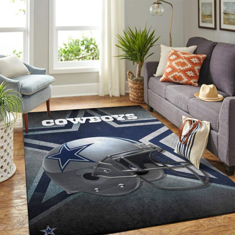 Dallas Cowboys Living Room Area Rug - Chussin | Home Decor Easily