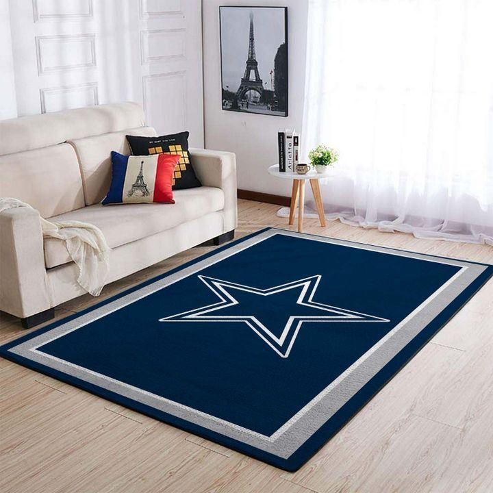 Dallas Cowboys Living Room Area Rug - Chussin | Home Decor Easily