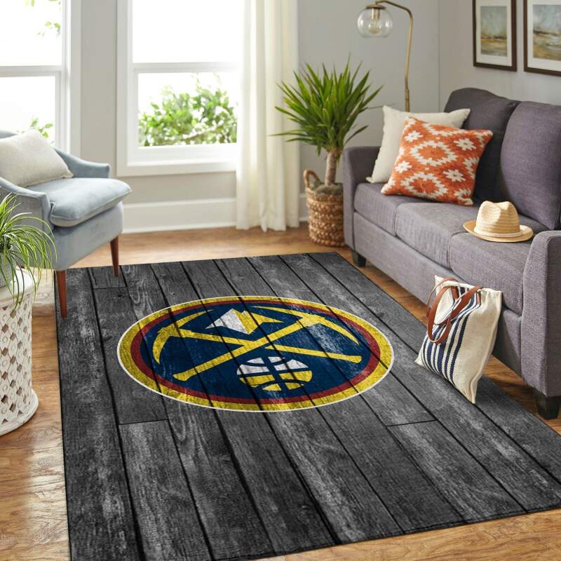 Denver Nuggets Living Room Area Rug -  Chussin | Home Decor Easily