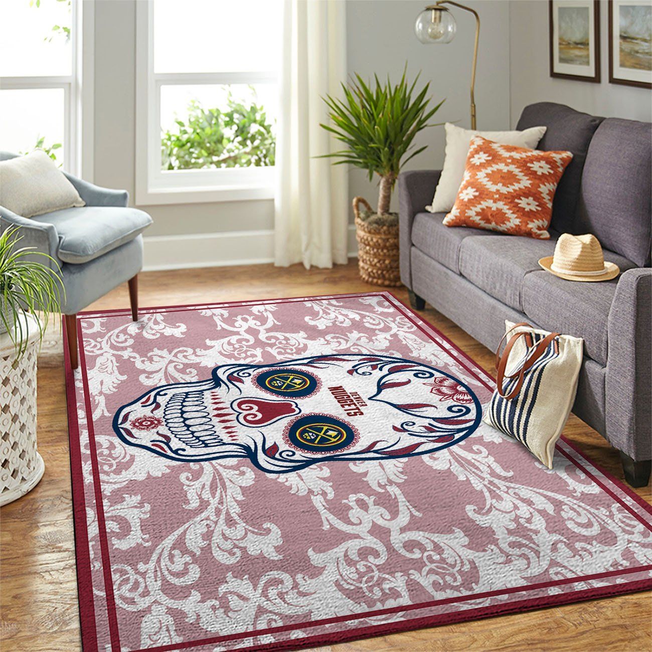 Denver Nuggets Living Room Area Rug -  Chussin | Home Decor Easily