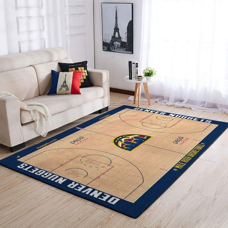 Denver Nuggets Living Room Area Rug -  Chussin | Home Decor Easily