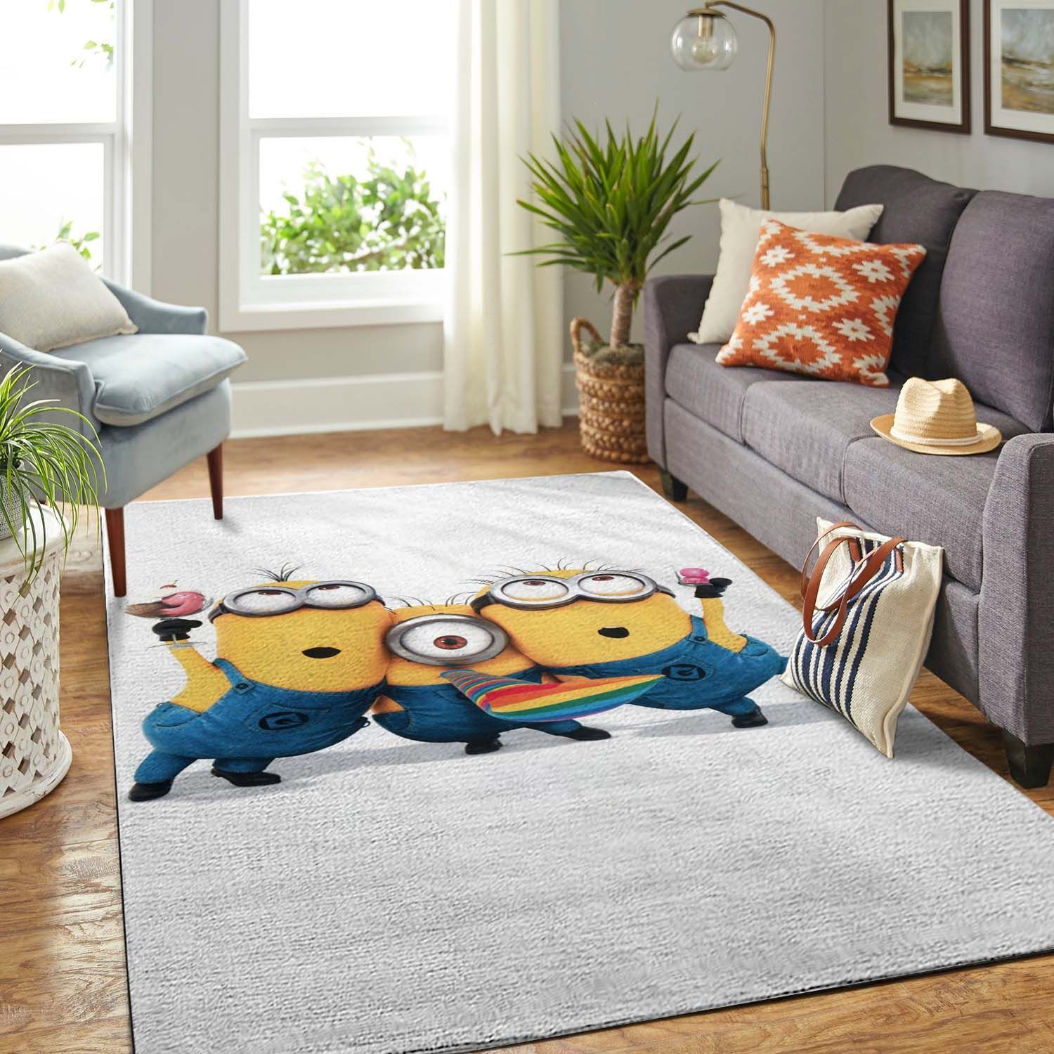 Despicable Me: Minion Living Room Area Rug -  Chussin | Home Decor Easily