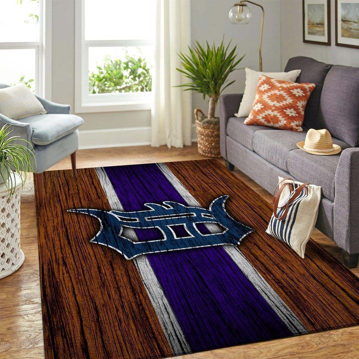Detroit Tigers Living Room Area Rug -  Chussin | Home Decor Easily