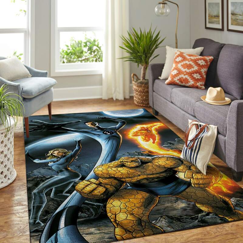 Fantastic4 Living Room Area Rug -  Chussin | Home Decor Easily