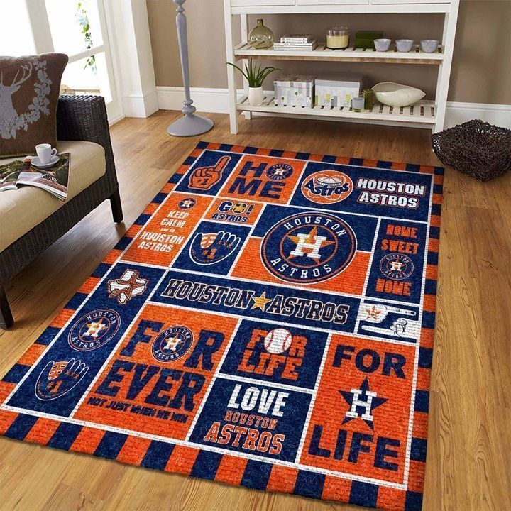 Houston Astros Living Room Area Rug -  Chussin | Home Decor Easily