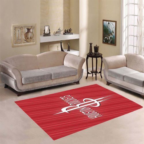Houston Rockets Living Room Area Rug -  Chussin | Home Decor Easily
