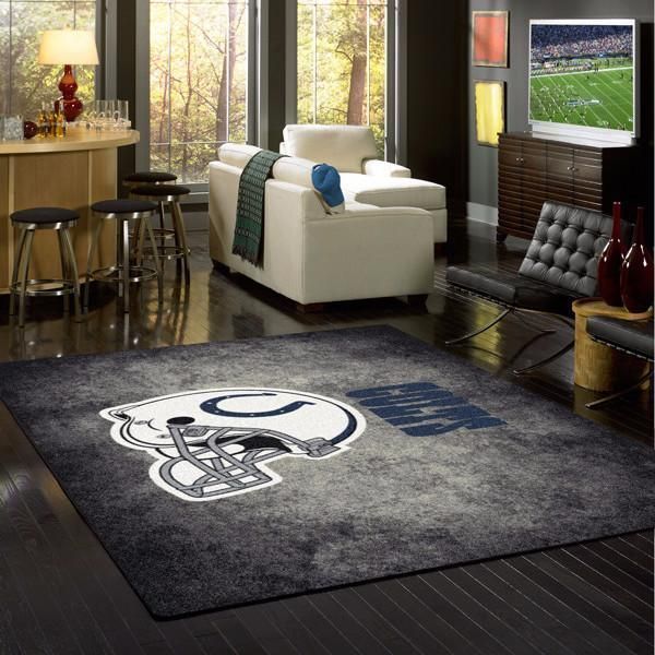 Indianapolis Colts Living Room Area Rug -  Chussin | Home Decor Easily
