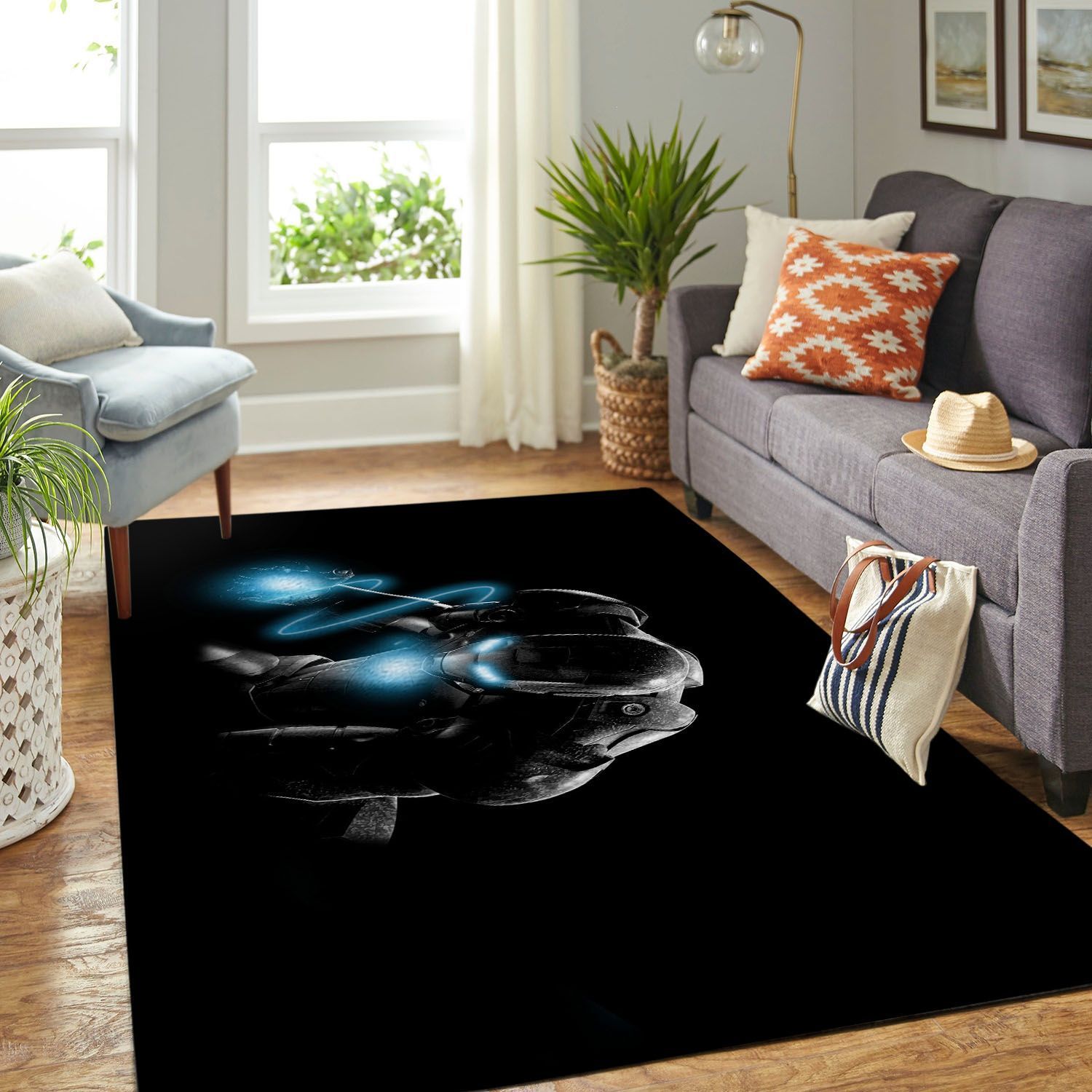 Iron Man Living Room Area Rug -  Chussin | Home Decor Easily