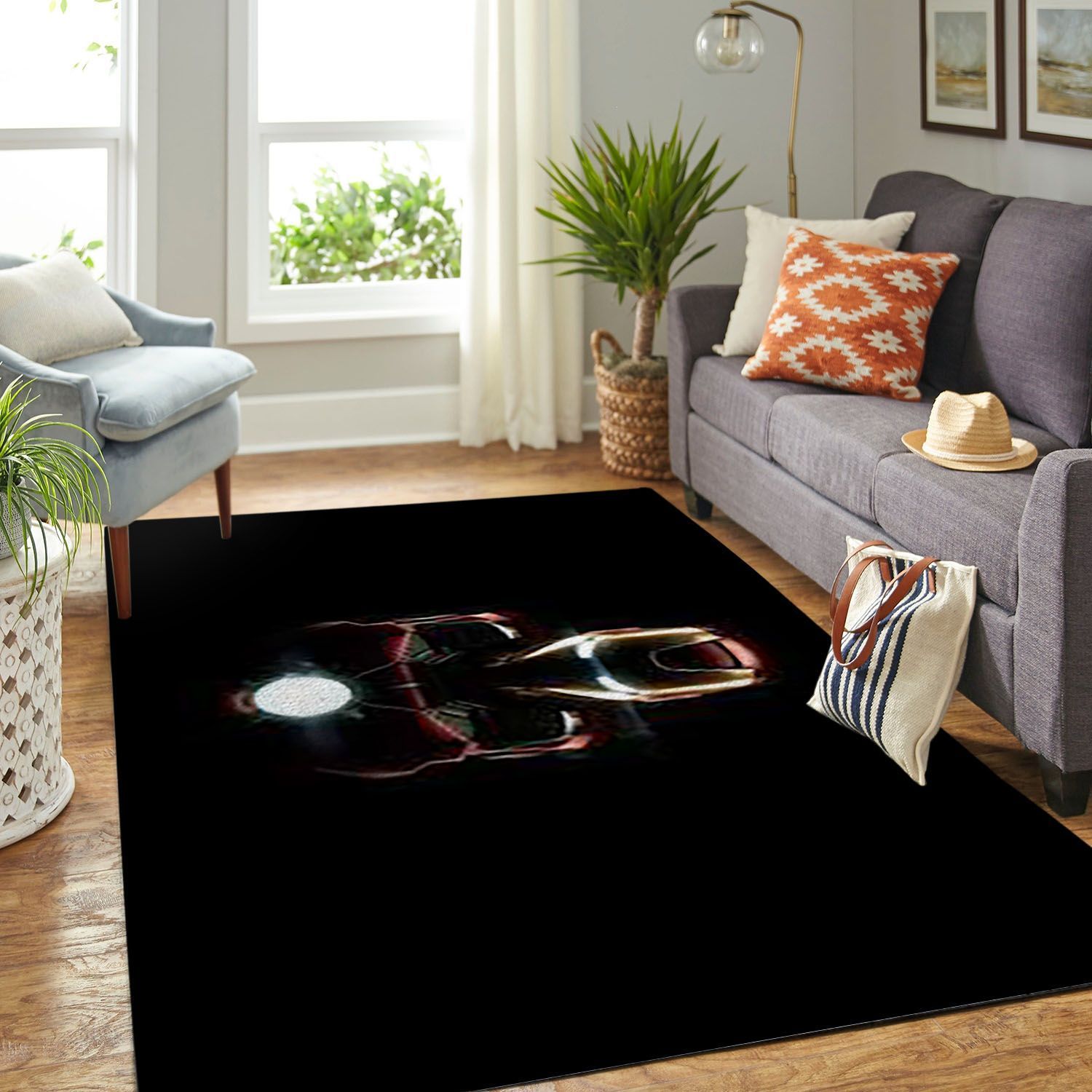Iron Man Living Room Area Rug -  Chussin | Home Decor Easily