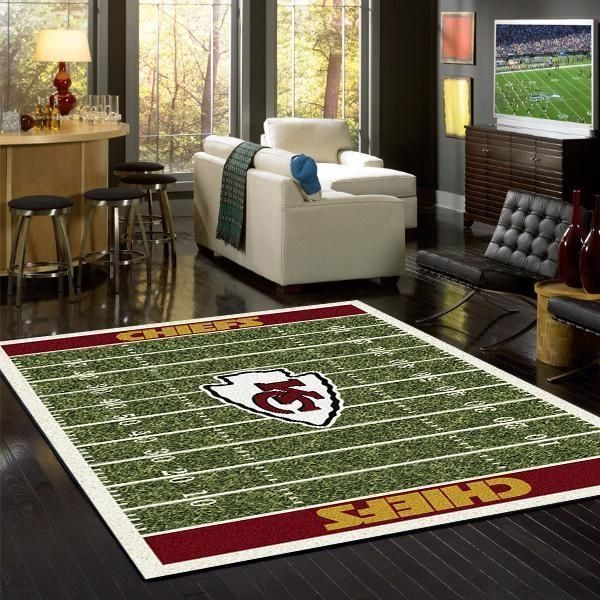 Kansas City Chiefs Living Room Area Rug - Chussin | Home Decor Easily