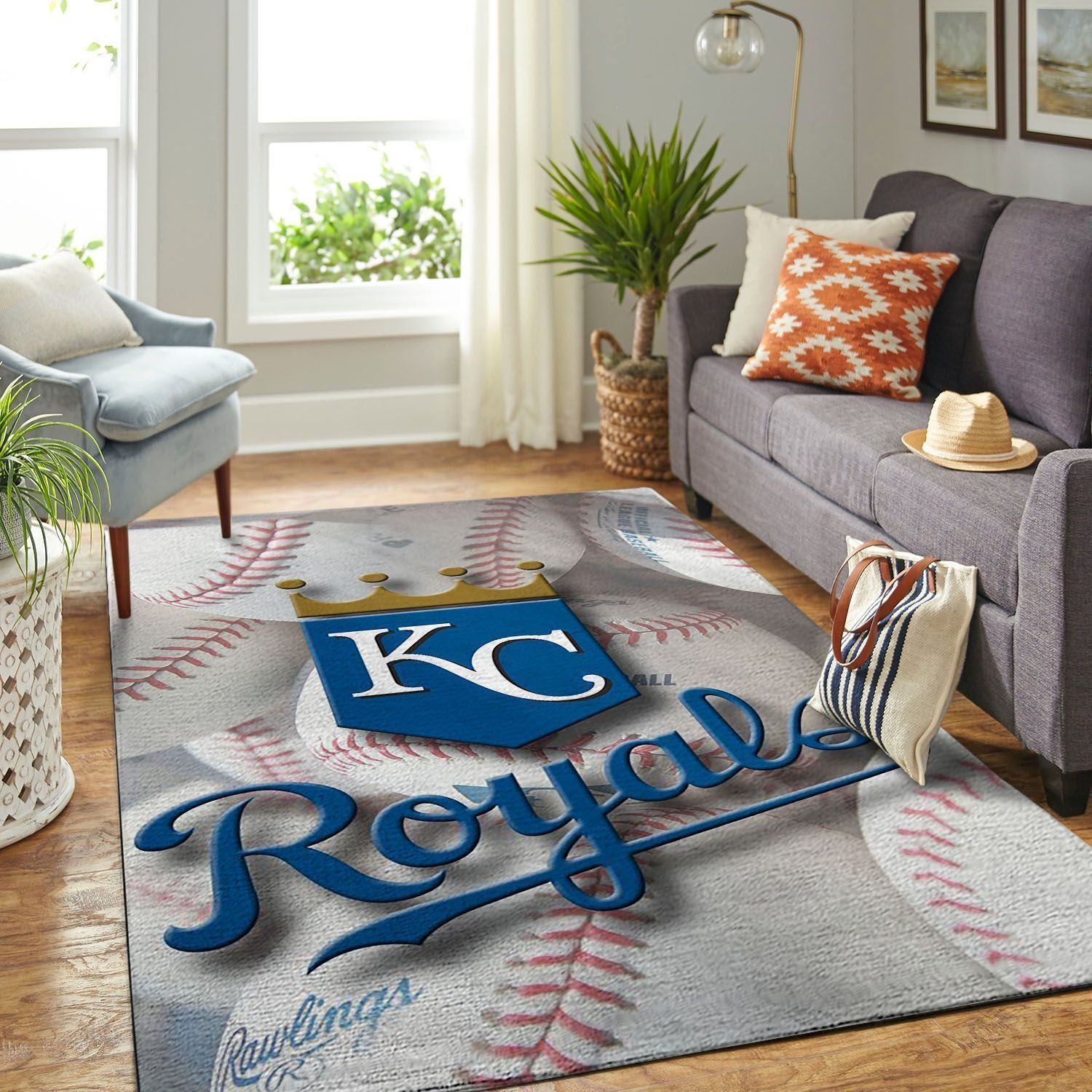 Kansas City Royals Living Room Area Rug -  Chussin | Home Decor Easily