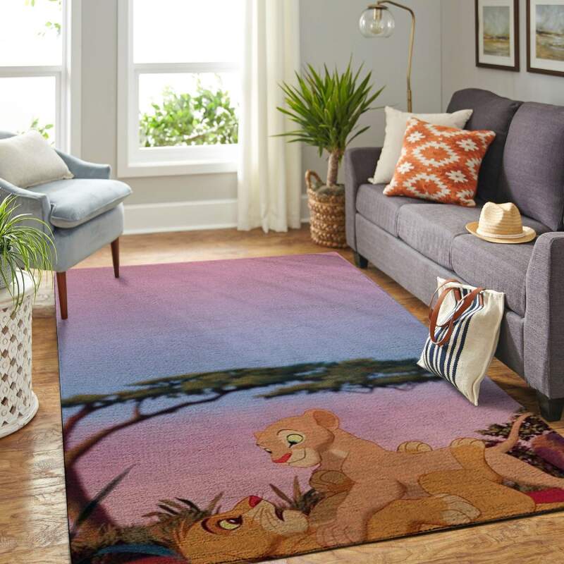 Lion King Live-action Living Room Area Rug - Chussin | Home Decor Easily