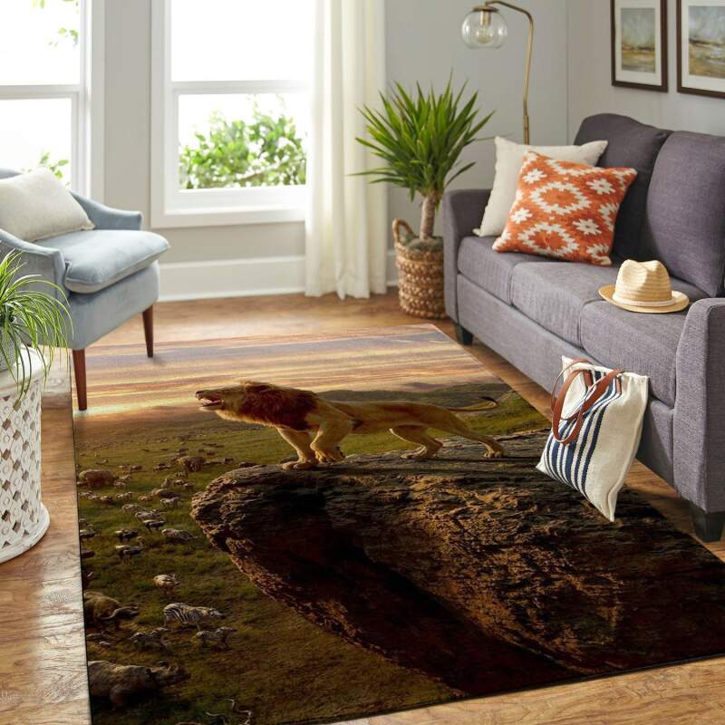 Lion King Live-action Living Room Area Rug -  Chussin | Home Decor Easily