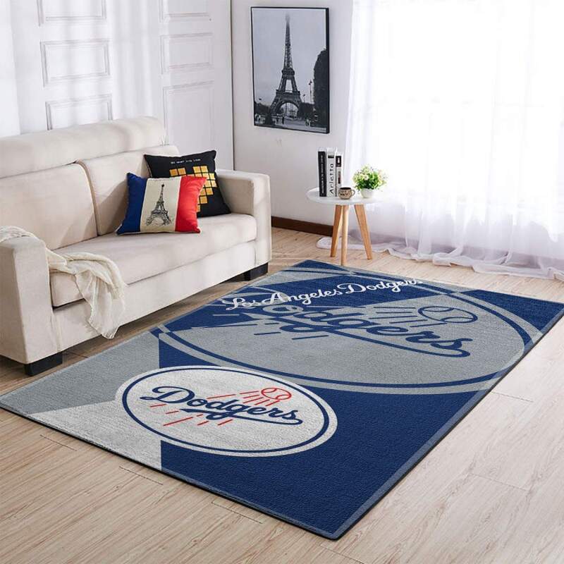Los Angeles Dodgers Living Room Area Rug -  Chussin | Home Decor Easily