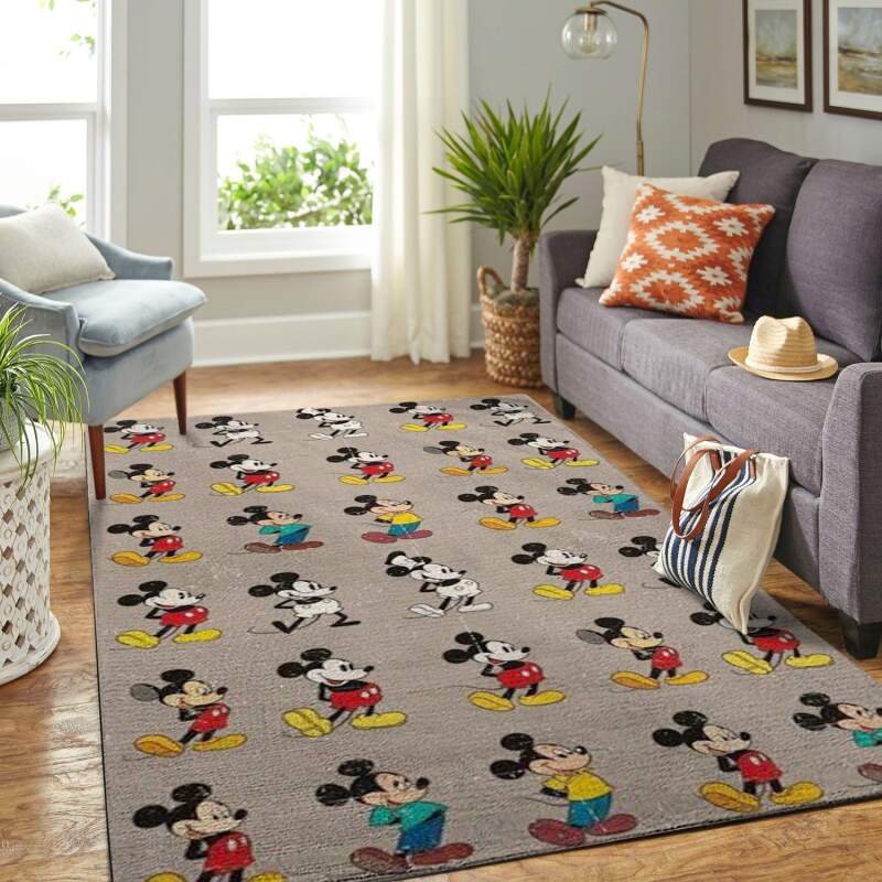 Mickey Mouse Living Room Area Rug - Chussin | Home Decor Easily